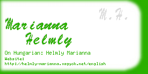 marianna helmly business card